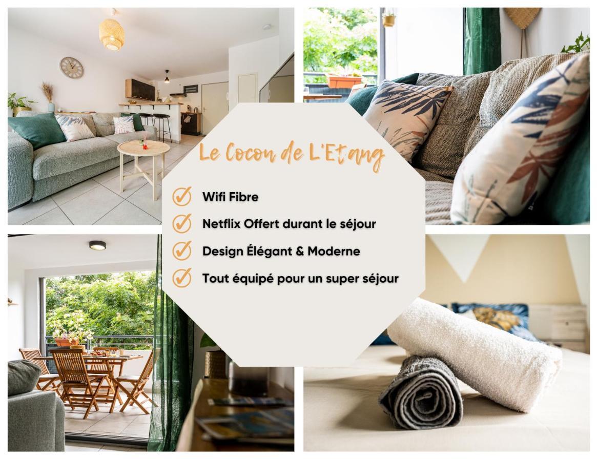 Ferienwohnung Le Cocon De L'Etang Bout de l'Etang Exterior foto